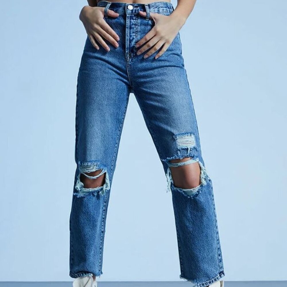 PacSun Blue Distressed Women Jeans